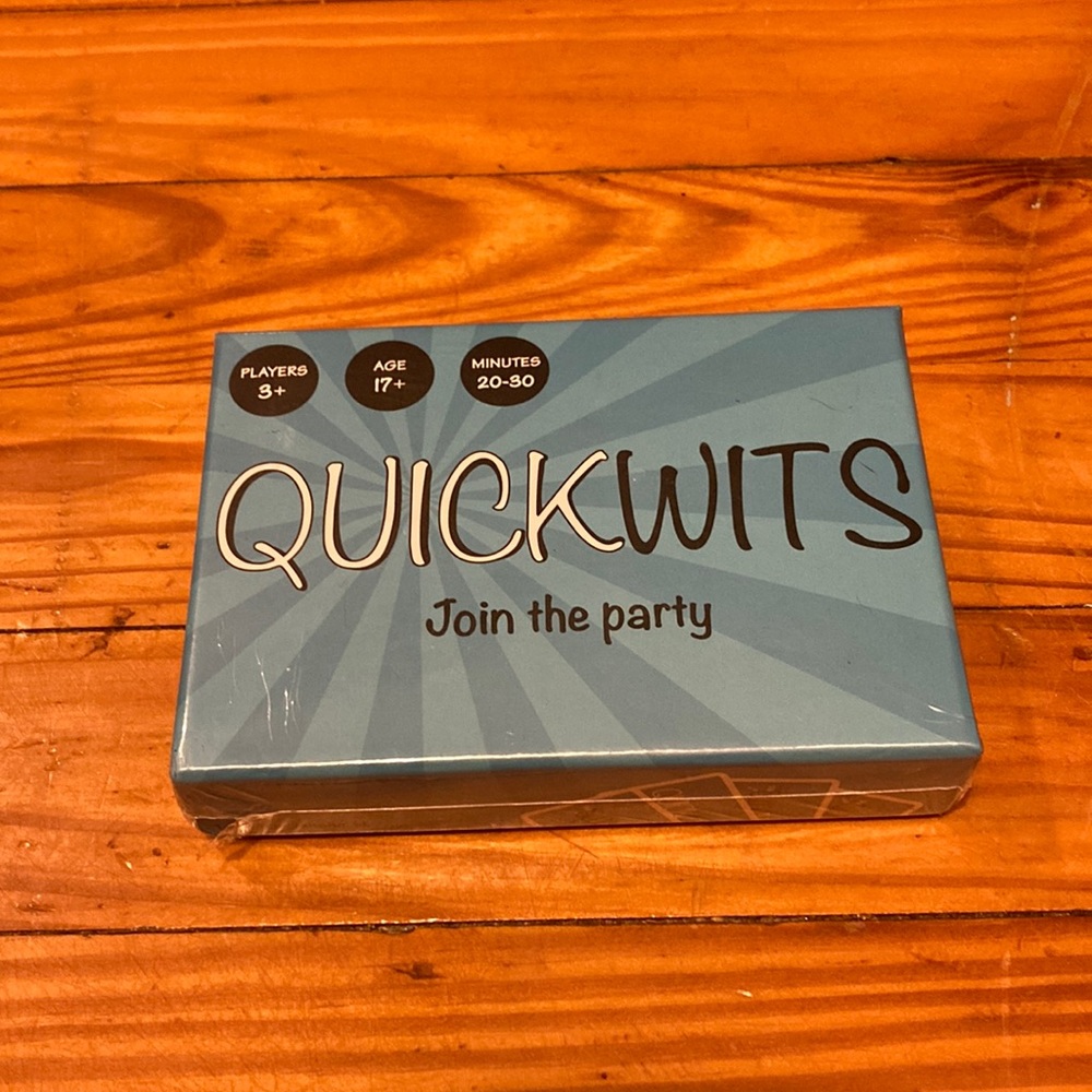 SOLD Quick Wits party game NIB